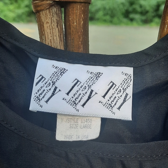 🌟3/50 Vintage 80s Try 1 Sleeveless Top - Picture 3 of 4